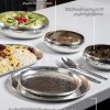 ست ناهارخوری مسی مدل درسا سفید
