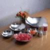 کاسه میوه خوری مسی مدل گلسا سایز 3 سفید