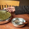 کاسه خورشت خوری مسی مدل درسا لبه دالبر سایز 2 سفید