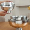 آجیل خوری مسی مدل آفاق پایه دار سایز 1 سفید