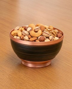 کاسه مسی مدل خط دار