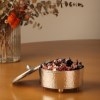 شکلات خوری مسی مدل گیسو پایه دار سایز 1 سفید