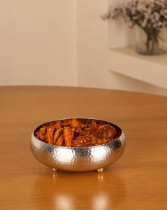 کاسه مسی مدل درسا پایه دار
