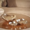 کاسه آجیل خوری مسی مدل گلسا سایز 2 سفید