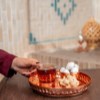 بشقاب لبه دار مسی چکشی سایز 1 مسی