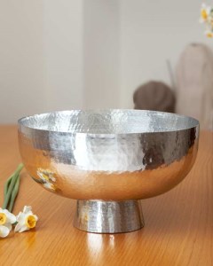 کاسه مسی مدل آفاق پایه دار