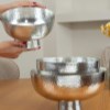 میوه خوری مسی مدل آفاق پایه دار سایز 3 سفید