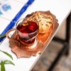 ست تک نفره چای خوری مسی مدل شکیبا نانو